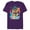 Purple, variant on Marvel Guardians of the Galaxy Volume 3 Bowie Space Rainbow - Short Sleeve Blended T-Shirt for Adults - Customized-Ocean Blue