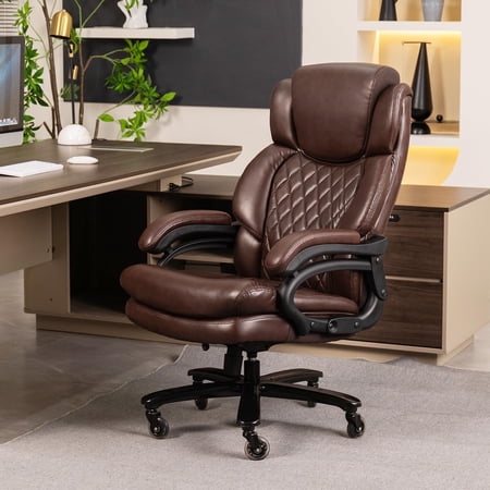 morufur leather office chair 500lbs product