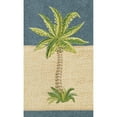 thumbnail image 2 of Authentic Hotel and Spa  Turkish Cotton Palm Tree Embroidered Teal Hand Towels (Set of 2), 2 of 2
