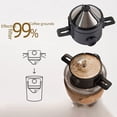 thumbnail image 3 of ENJOYW Ergonomic Retractable Coffee Filter, Plastic and Stainless Steel Coffee Strainer, 3 of 7