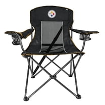 EQUIP Pittsburgh Steelers Lightweight Camping Chairs, Black