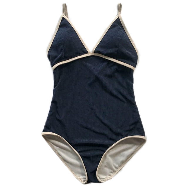 Traje De Baño De Una Pieza Traje De Baño De Una Pieza Para Mujer Traje De Baño De Una Pieza Para Adelgazar Traje De Baño De Una Pieza Para Mujer Con Cuello En V Retro Simple ANGGREK Otros