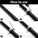 thumbnail image 5 of Correa de soporte para tubería de 4 piezas - Correa para tubería de acero con 2 orificios - Soporte en U resistente de 1 pulgada - Clip para tubo de tensión recubierto de zinc-40 mm, 5 of 5