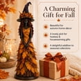 thumbnail image 5 of Enchanted Autumn Witch Figurine Magical Fall Witch Statue Resin Harvest Witch Sculpture for Indoor Halloween Home Display, 5 of 5