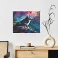 thumbnail image 6 of Fuzoiu Colorful Plant Wolf Print Canvas Wall Art for Bathrooms,Wall Decor for Bedroom,Framed Artwork for Wall,Modern Wall Decorations Prints Picture for Kitchen Home, 6 of 6