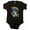 Black, variant on Mommy's Lil Angel Tattoo Baby Bodysuit