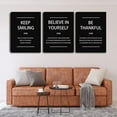 thumbnail image 5 of Motivational Office Wall Art Black Art Canvas Paintings Inspirational Positive Success Wall Art for Office Mindset Quote Poster Prints Men Women Wall Decor for Office Wall Decorations (36" Wx16 H), 5 of 6
