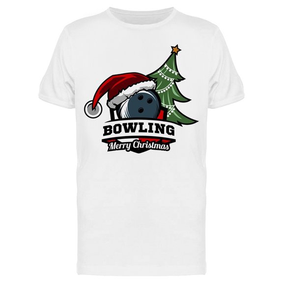 Bowling Christmas Tree Tee Men's -Image by Shutterstock