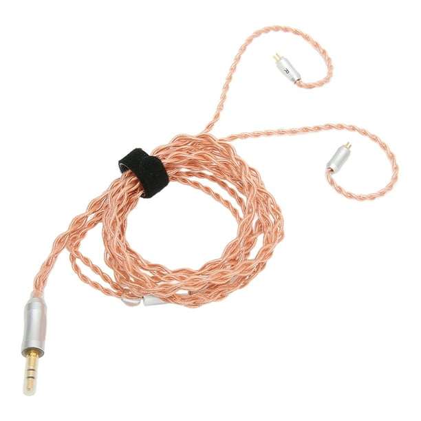 Earbuds Replacement Cable,Earbuds Upgrade Cable 3.5mm OCC Earbuds Cable