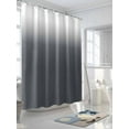 thumbnail image 3 of Shower Curtains Grey Polka Dots Ombre Bath Curtain Gradient Gradual Color Waterproof Bathroom Shower Curtain Set with Hooks Decoration 72 x 84 Inches, 3 of 7