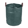 thumbnail image 1 of Saco de hojas de jardín/saco de hojas de jardín bolsa de transporte Material recubierto de película impermeable reutilizable saco de jardín autónomo (32 galones/120L, 1 of 5