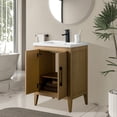 thumbnail image 3 of Vanity Art 24” Single Sink Bathroom Vanity Cabinet with Ceramic Countertop, 3 of 11