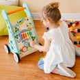 thumbnail image 6 of Teamson Kids Preschool Play Lab Safari Animal Toddler Walker & Activity Station, Multi, 6 of 17