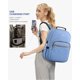 thumbnail image 5 of Mochila LOVEVOOK para portátil para mujer de 15,6 pulgadas con puerto USB, color azul, 5 of 9