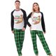 thumbnail image 2 of Pareja Pijamas Navideños A Juego Conjunto De Pijama Medio Loungwear Su Nutria Verde, 2 of 4