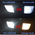 thumbnail image 2 of Alla Lighting 2pcs Super Bright 6000K White LED License Plate Lights Bulbs replacement for 2010-2013 Camaro, 2 of 9