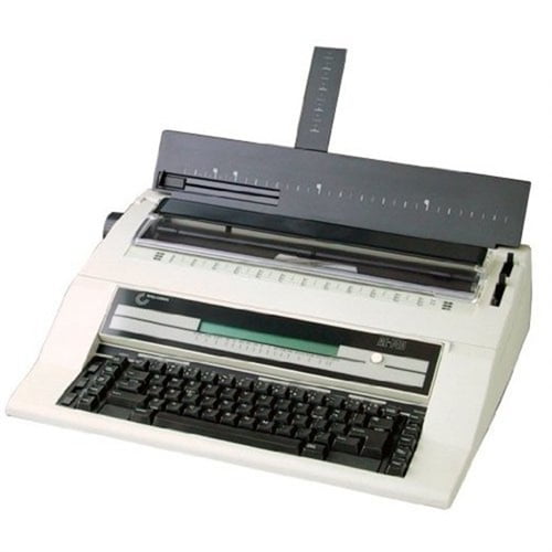 Nakajima Electronic Typewriter WPT-150 with Correct Film Ribbon and Blow Off Air Duster Bundle 