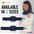 thumbnail image 5 of SunnyBay XL Microwave Heating Pad, Microwavable Heated Neck and Shoulder Wrap, Hands-Free Weighted Moist Hot or Cool Pack, Soft Fleece Cover and Flaxseed Filling, 30x7 Extra-Long Length, Navy, 5 of 9