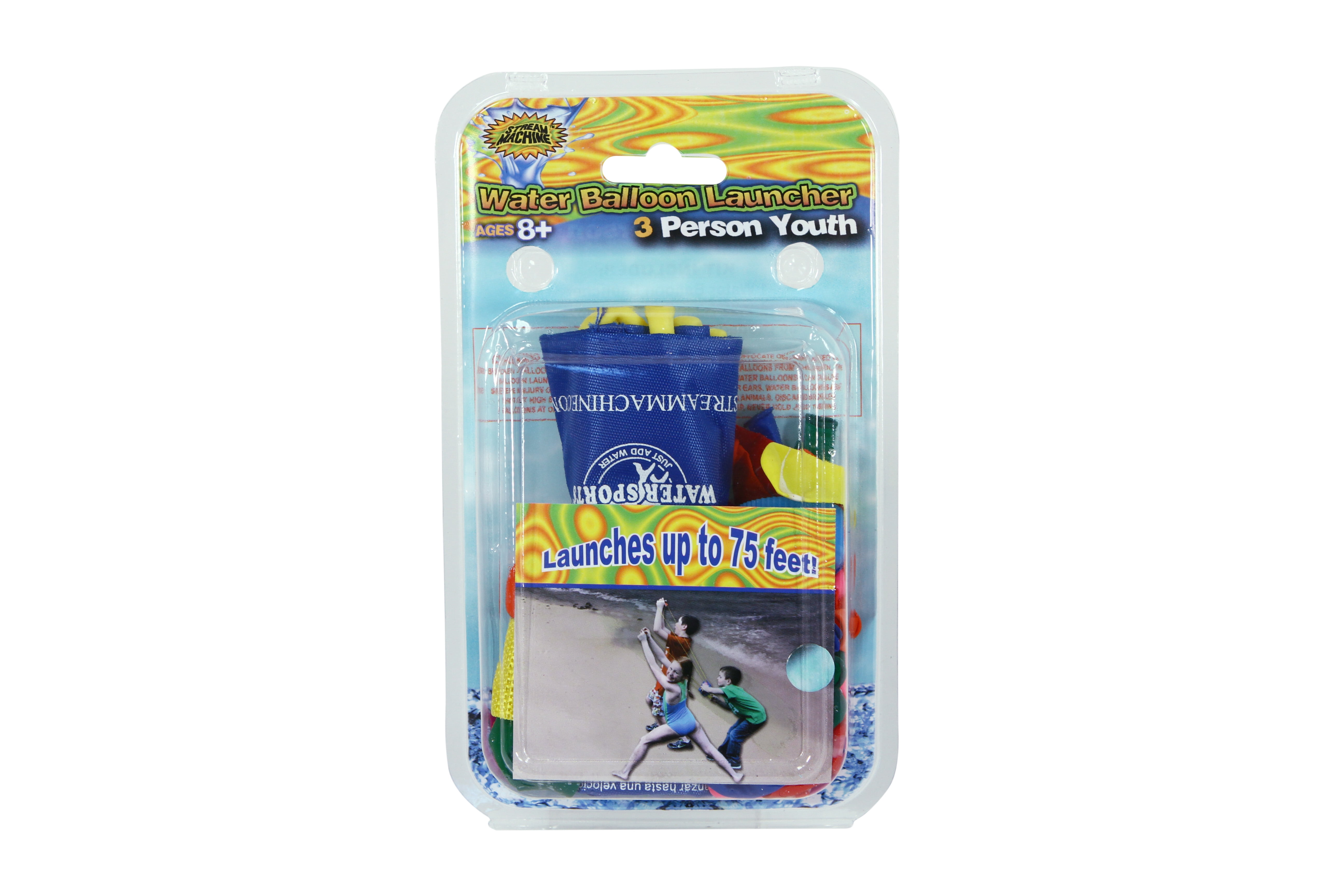 Water Sports - Water Balloon Fun 3 Person Balloon Launcher - Youth Size (Colors Vary)