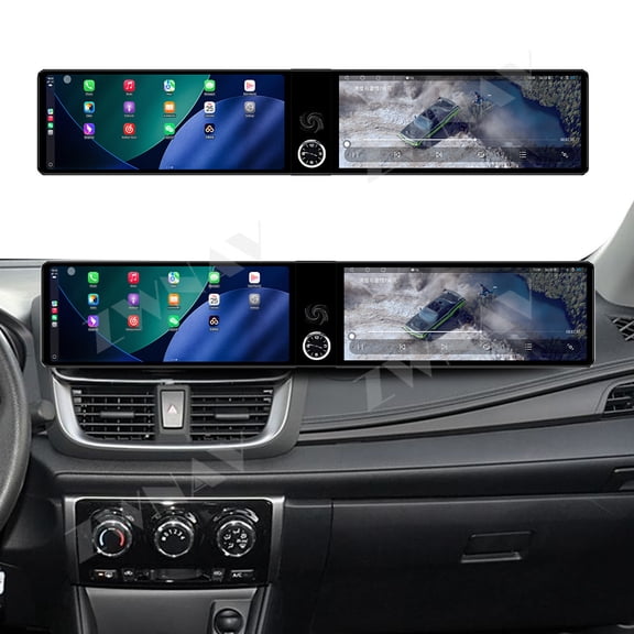 ZWNAV Dual 12.3 inch touch screen Android 13.0 car radio for Toyota Yaris L 2017-2021 car Multimedia GPS Navigation head unit