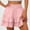 Pink, variant on BUIGTTKLOP Shorts for Women Trendy Summer High Waisted Ruffle Skirt Skorts Dressy Casual Cute Flowy Beach Vacation Shorts