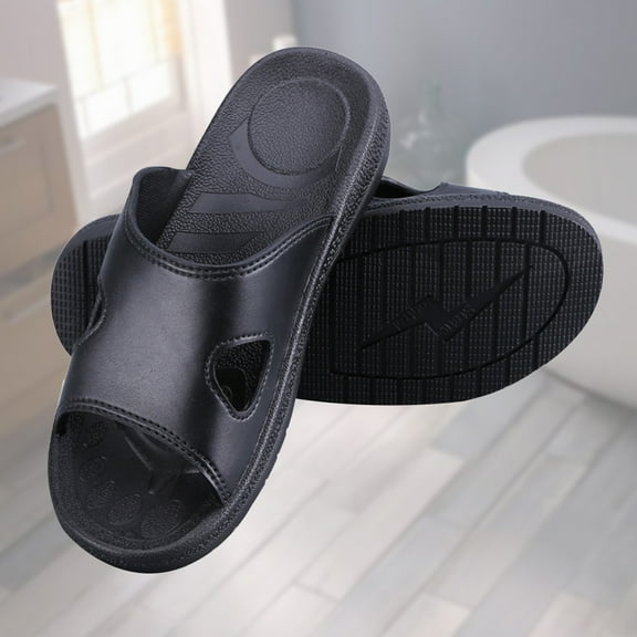 Anti Static Sandals House Slippers Indoor Non-slip Man Work Black