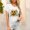 White, variant on Women's Tops Under $5 XL Tops Blouses Summer Tunic Tops Short Sleeve Solid Color Loose Round Neck Tees Shirts