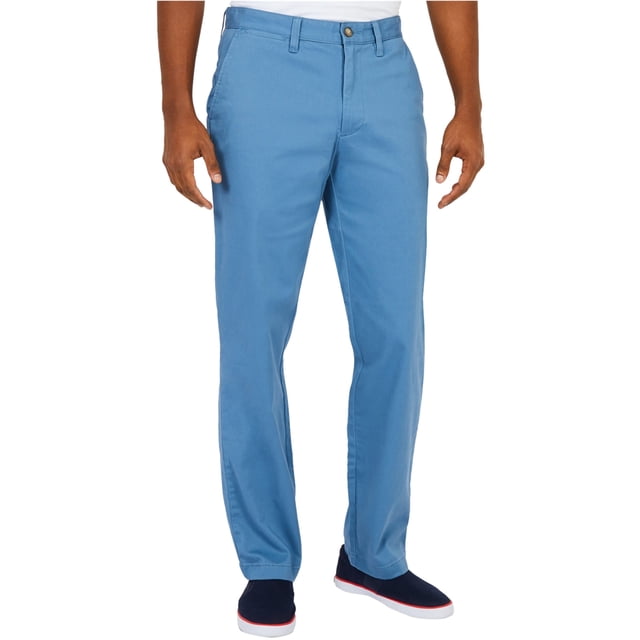Nautica Pantalones casuales de ajuste clásico para hombre, azul, 32W x 30L Nautica Pantalones