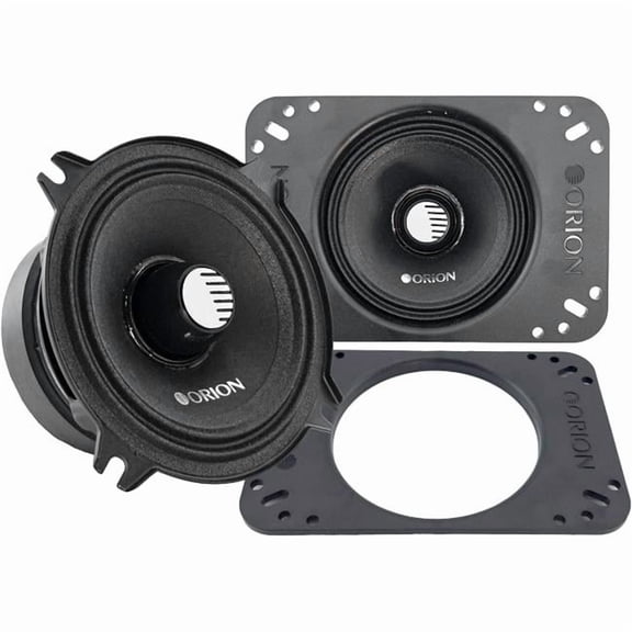Orion CM454 4 4-Ohm 100W RMS & 400W MAX Midrange Speakers with 4 x 6 in. Adapters