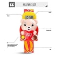 thumbnail image 4 of SKMEI 1748 Three-dimensional Cartoon Love-heart Bear LED Digital Display Electronic Watch for Children, 4 of 5