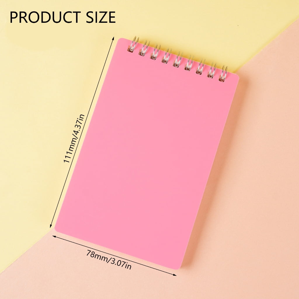 Twin-Wire Binding Notepads 80Sheet Unlined Pocket Notepads Wirebound Writing Pad