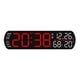 thumbnail image 1 of Reloj despertador digital, reloj de escritorio, práctico, electrónico, inteligente, multiusos. Rojo, 1 of 9