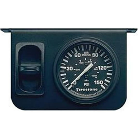 Firestone 2149 Single Pneumatic Air Adjustable Leveling Control Panel - Black