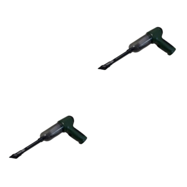 Kenally Car Vacuum Cordless Handheld USB 120W Charging Verde oscuro 2piezas