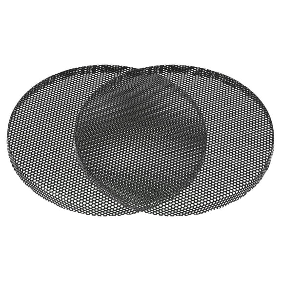 Unique Bargains 2 Pcs Universal 3.5 Inch Speaker Grills Mesh for Audio Subwoofer 100x6.5mm Grille without Frame Black