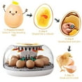 thumbnail image 2 of Egg Incubator for Hatching Eggs, 12 Eggs Incubator with Automatic Egg Turning and Humidity Temperature Control, 2 of 9