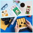 thumbnail image 5 of 27 Pieces Sentiments Words Metal Die Cuts Shadow Words Cutting Dies Stencil Template Anniversary Birthday Party DIY Craft Scrapbooking Card Making, 5 of 9
