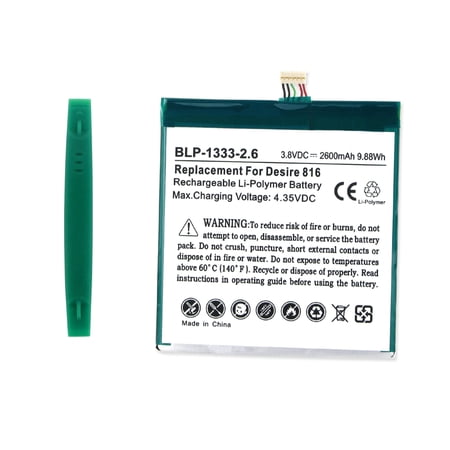 HTC B0P9C100 3.8V 2600mAh LI-POL BATTERY (T) Cellular Battery