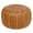 Brown, variant on Thgonwid 21.7*13.7 inch Indoor Vegan Leather Pouf, Light Brown (Comes with No Filler)