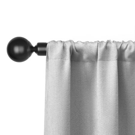 Mainstays 4 of a Kind Blackout Curtain Panels, Set of 4, Gray, 28 W x 95 L