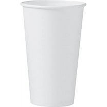 Solo Foodservice 316W 16 Oz. White Paper Hot Cup noHandle Singlepoly (1000-Pack)