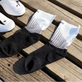thumbnail image 3 of Men Women Cycling Socks Anti-Slip Wearproof Breathable Running Hiking Sports Outdoors Athletic Compression Socks, 3 of 8
