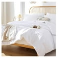 thumbnail image 3 of TiaGOC Oversized King Comforter White, 3pcs(1 Boho Comforter & 2 Pillowcases) Soft Lightweight Oversized King Size Comforter Sets All Season Bedding, 3 of 9