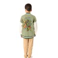 thumbnail image 2 of Teenage Mutant Ninja Turtles Boys Green Varsity Jacket, 2 of 4