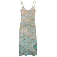 thumbnail image 5 of Mermaid Fish Scales Sleeveless Dress Women's Luxury Party Dress Birthday Dresses for Women, 5 of 7
