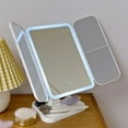 thumbnail image 6 of LANFENG Smart Mirror, Makeup Mirror with Lights and Magnification Smart Mirror Vanity Smart Makeup Mirror Travel, LED Trifold Makeup Mirror, Makeup Vanity Mirror with Lights, 6 of 8