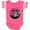 Football Pink and White, variant on Inktastic Mommy's Hiking Buddy with Mountains and Trees Boys or Girls Baby Bodysuit
