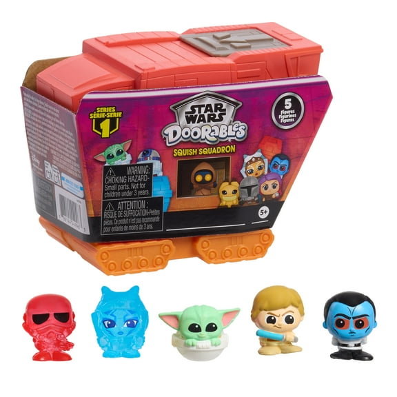 STAR WARS™ Doorables Squish Squadron, Collectible Figurines and Vehicle