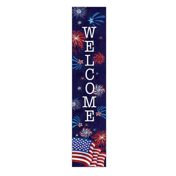 Custom Décor Fireworks and Flag Yard Expression