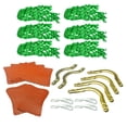 thumbnail image 3 of Colaxi 6 Pcs Poches de Table de Billard Accessoires de Remplacement en Maille Filet de Table de Snooker Creux Installation Facile Filets de Table de Billard Non Assemblés, 3 of 8